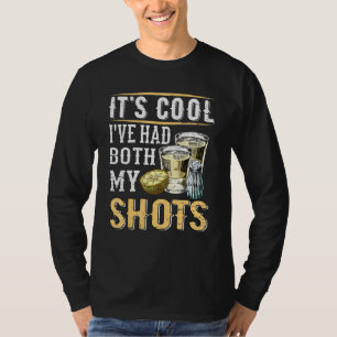 T-shirt Tequila Vaccinée Vintage Son Cool Ive Avait Les De