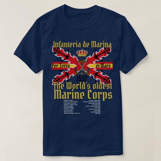 T-shirt Tercio de Armada (Marines Espagnols) (Design devant)