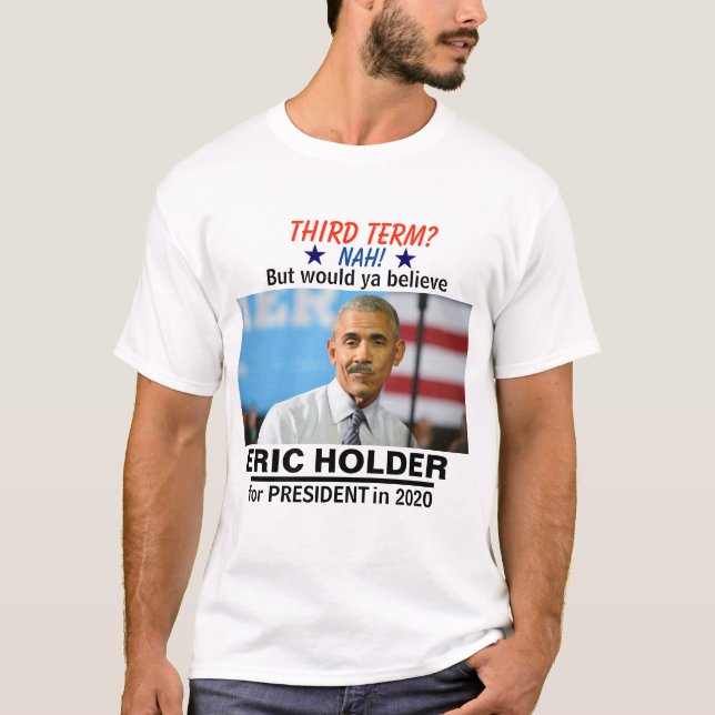 T-shirt Terme d'Obama le troisième ? (Devant)