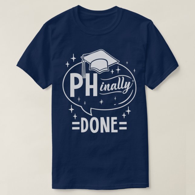 T-shirt Terminé pour PHD (Design devant)