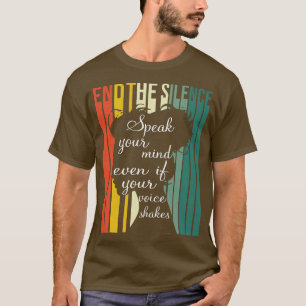 T-shirt Terminez Le Silence Parlez Votre Esprit