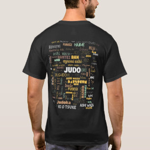 T-shirt Terminologie Judo Termes fréquemment utilisés