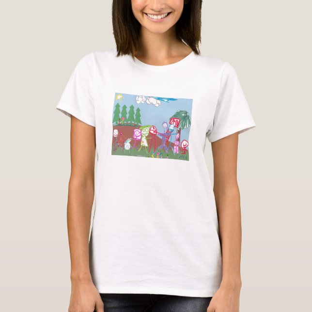 T-shirt Terrain de jeu d'enfants (Devant)
