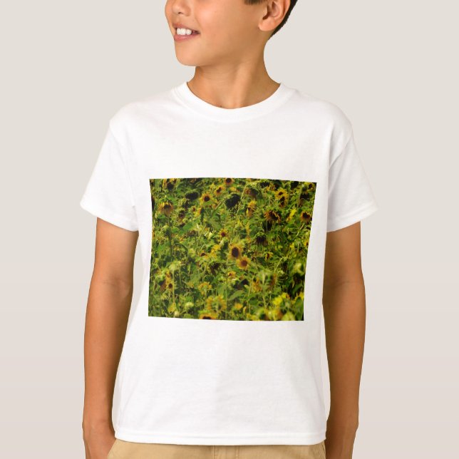 T-shirt Terrain de tournesol (Devant)
