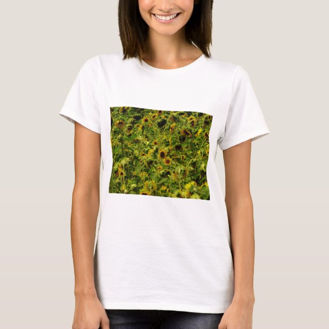 T-shirt Terrain de tournesol (Devant)