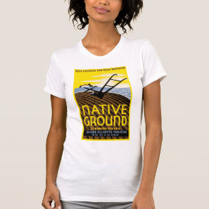 T-shirt Terrain natif