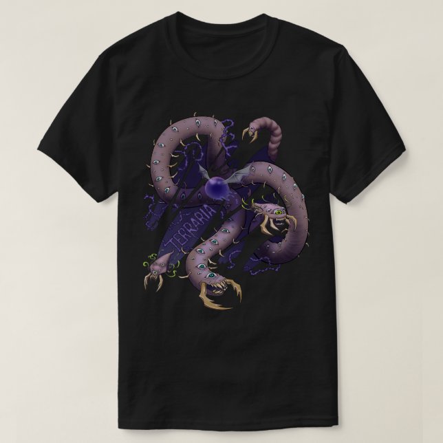 T-shirt Terraria mangeur de Chemises (Design devant)