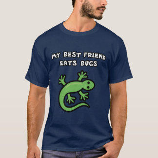 T-shirt terrarium reptileMon meilleur ami mange Bugs Lizar
