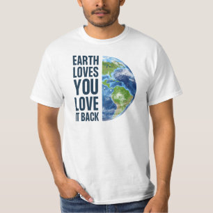 T-shirt Terre Amour Vous L'Aime En Retour