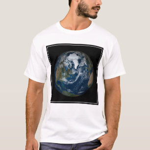 T-shirt Terre Avec Nuages Et Glace De Mer 2