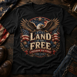 T-shirt Terre de la liberté La liberté n'est pas gratuite