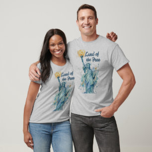 T-shirt "Terre de la Liberté - Statue de la Liberté à l'aq