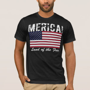 T-shirt Terre de l'Amérique de l'obscurité libre de