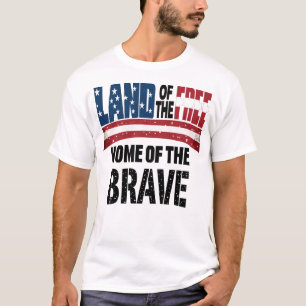 T-shirt Terre de libres, demeure des braves