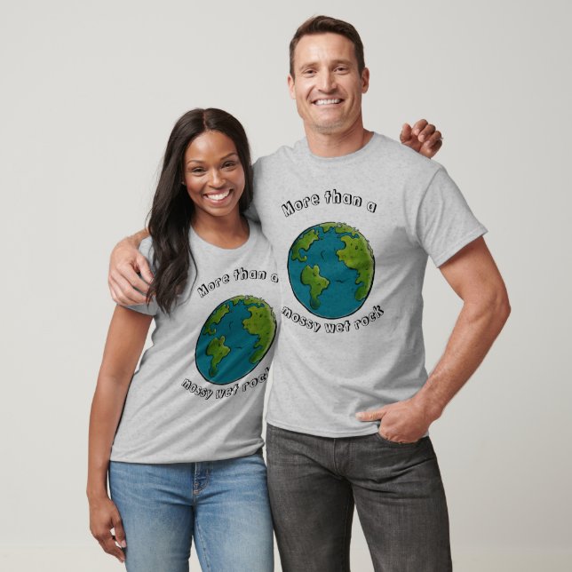 T-shirt Terre drôle et écono-conscient (Unisexe)