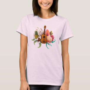T-shirt Terre et mer d'ukulélé