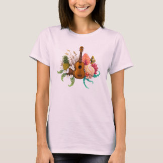 T-shirt Terre et mer d'ukulélé