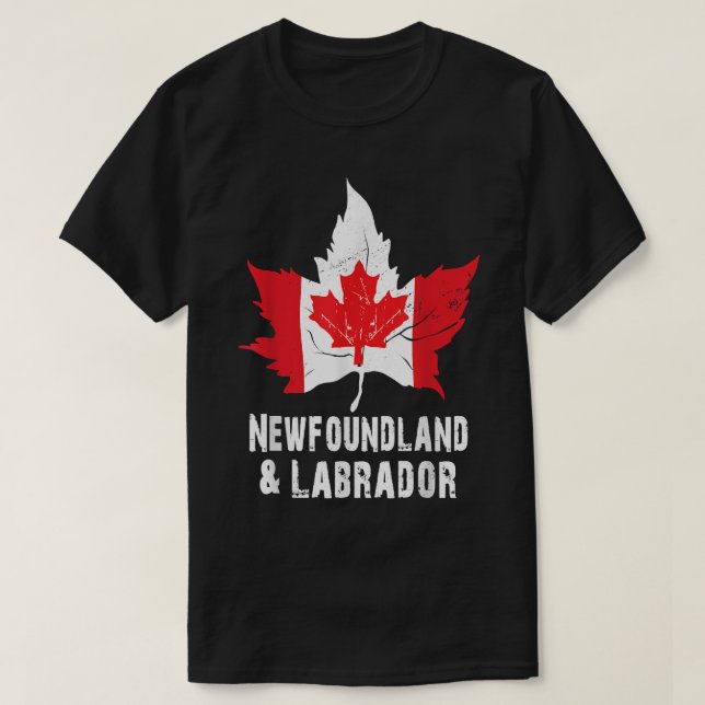 T-shirt Terre-Neuve-Labrador Canada (Design devant)