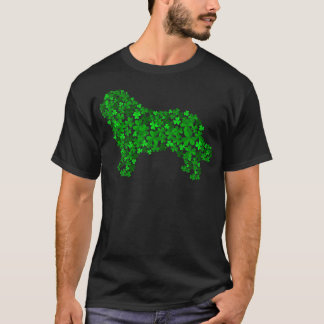 T-shirt Terre-Neuve Shamrock feuille Saint Patrick