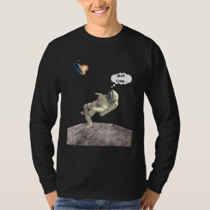 T-shirt Terre plate Espace extra-atmosphérique Puits de la