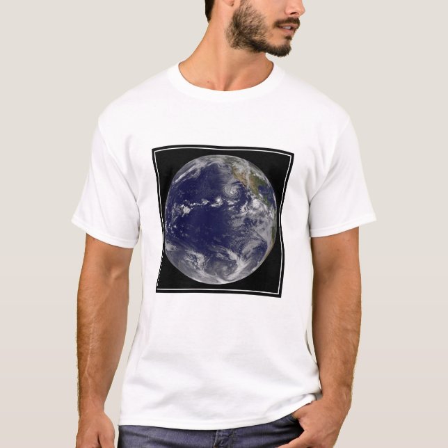 T-shirt Terre Pleine Montrant Diverses Tempêtes Tropicales (Devant)