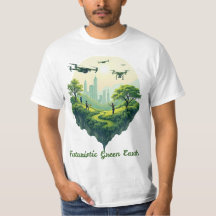 Terre verte futuriste