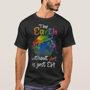 T-shirt Terre vintage Sans Art Est Juste Eh Planète Art Ea