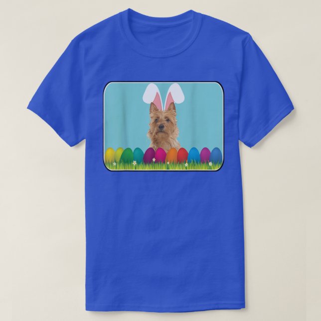 T-shirt Terrier australien avec Bunny Ears  (Design devant)