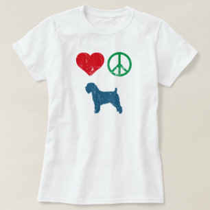 T-shirt Terrier blond comme les blés doucement enduit