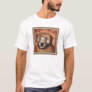 T-SHIRT TERRIER DU BLÉ : POIVRE HUMIDE (BROWN)