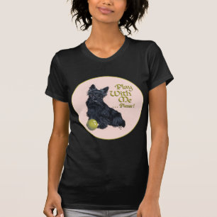 T-shirt Térrier Écossais Joue avec moi !