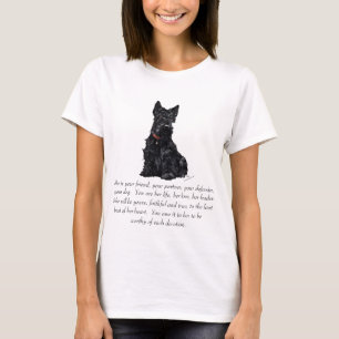 T-shirt Térrier Écossais Souvenir - FEMELLE