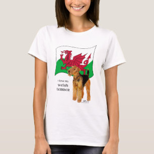 T-shirt Terrier Gallois Patriotique Pays de Galles