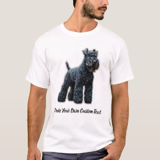 T-shirt Terrier Kerry Blue Chien Créez Votre Propre Texte