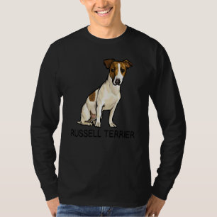 T-shirt Terrier Russell Chien Fou