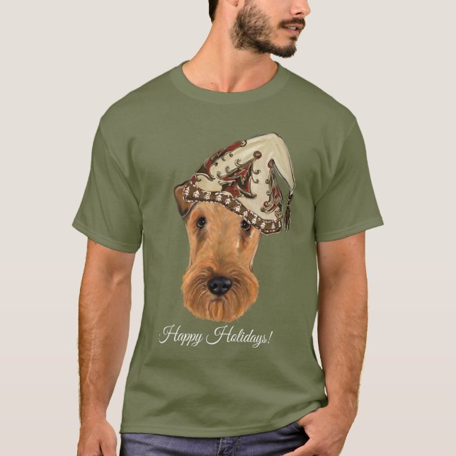 T-shirt Térriers Airedale  (Devant)