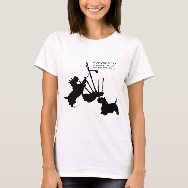 T-shirt Terriers écossais avec des boucliers des grandes H (Devant)