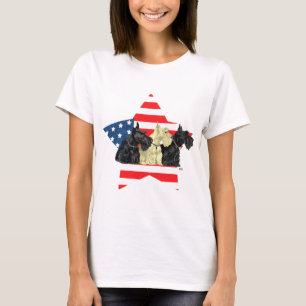 T-shirt Terriers écossais patriotiques