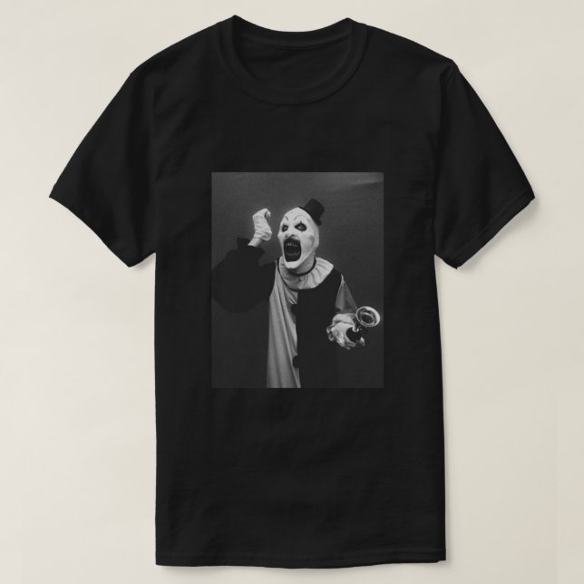 T-shirt Terrifier art le clown horreur Poster (Design devant)