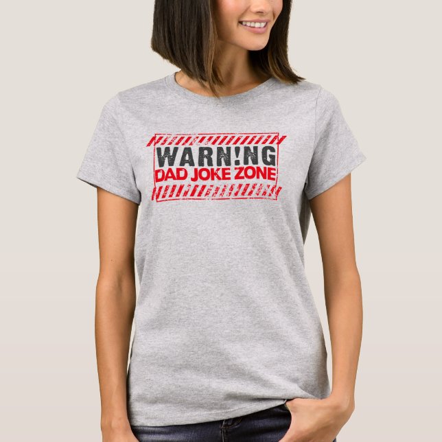T-shirt Terrifique Conception de texte Avertissement Papa  (Devant)