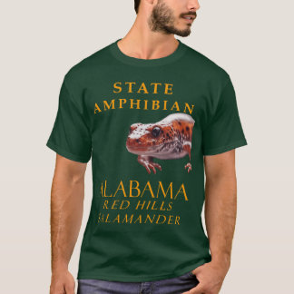 T-shirt Territoire de l'Alabama Amphibien La Salamandre de