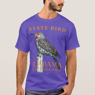T-shirt Territoire de l'Alabama Oiseau Le Colaptes commun
