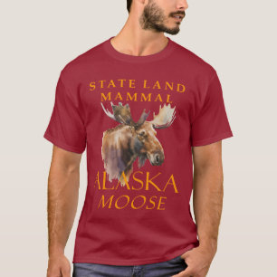 T-shirt Territoire De L'Alaska Terre Mammifère L'Oie Artis