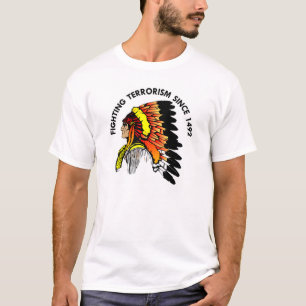 T-shirt Terrorisme de combat de chef indien