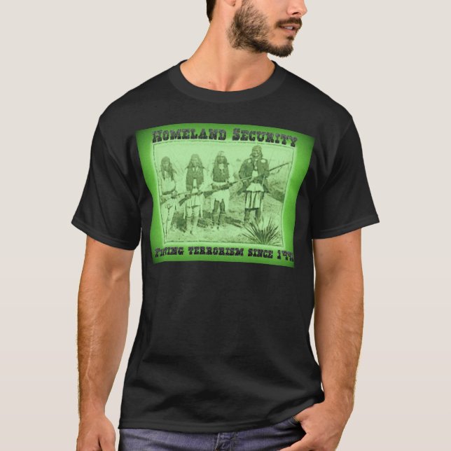 T-shirt Terrorisme de combat de sécurité de patrie depuis (Devant)
