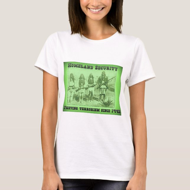 T-shirt Terrorisme de combat de sécurité de patrie depuis (Devant)