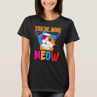 T-shirt T'es à moi, miaou, T-shirt, Ton chat te possède ch