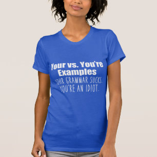 T-shirt Tes contre toi, les Grammar Women's