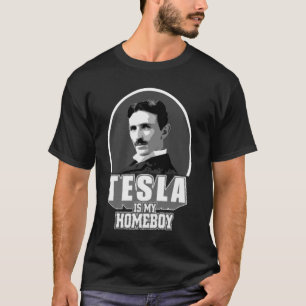 T-shirt Tesla est ma chemise   d'athée de Homeboy