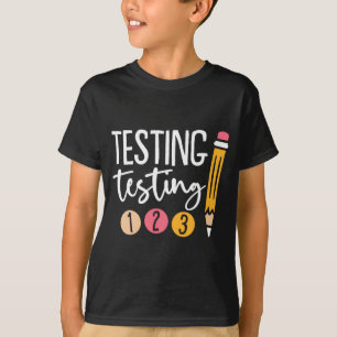 T-shirt Test 123 jour d'essai mignon 3